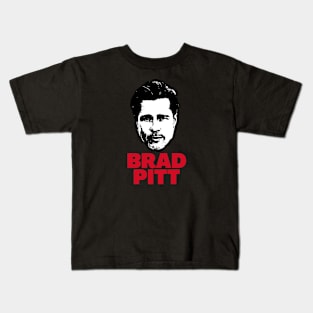 Brad pitt -> 90s retro Kids T-Shirt